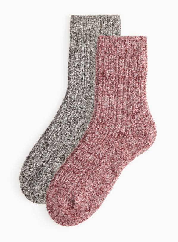 Cosy Space Dye Boot Socks 2 Pack 4-8